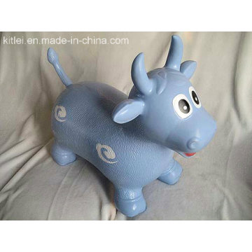 PVC Milk Cow Jumping Toy Inflatable Animal Toy